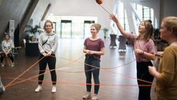 Kennenlernspiel im Zentralgebäude