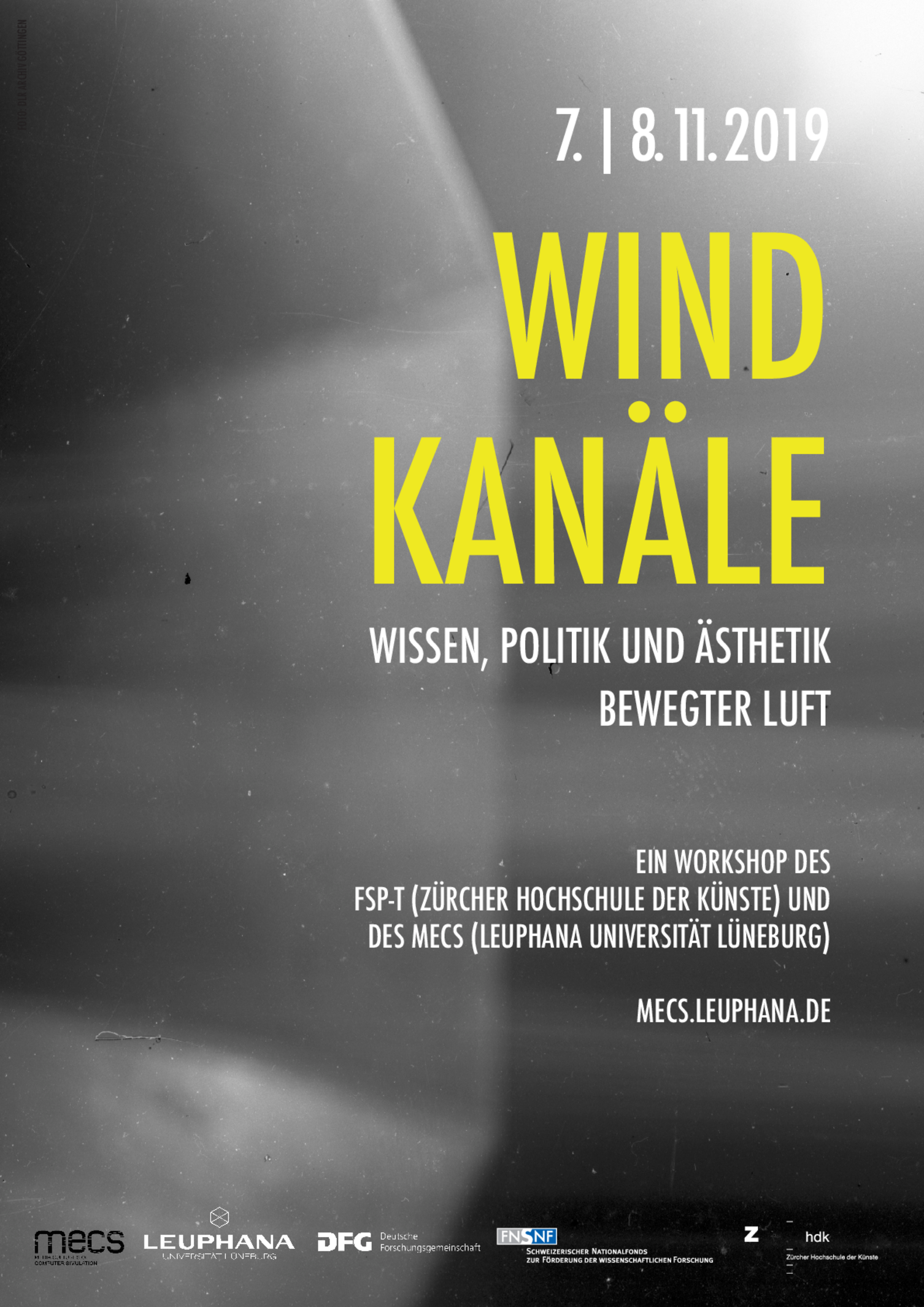 Plakat Windkanal