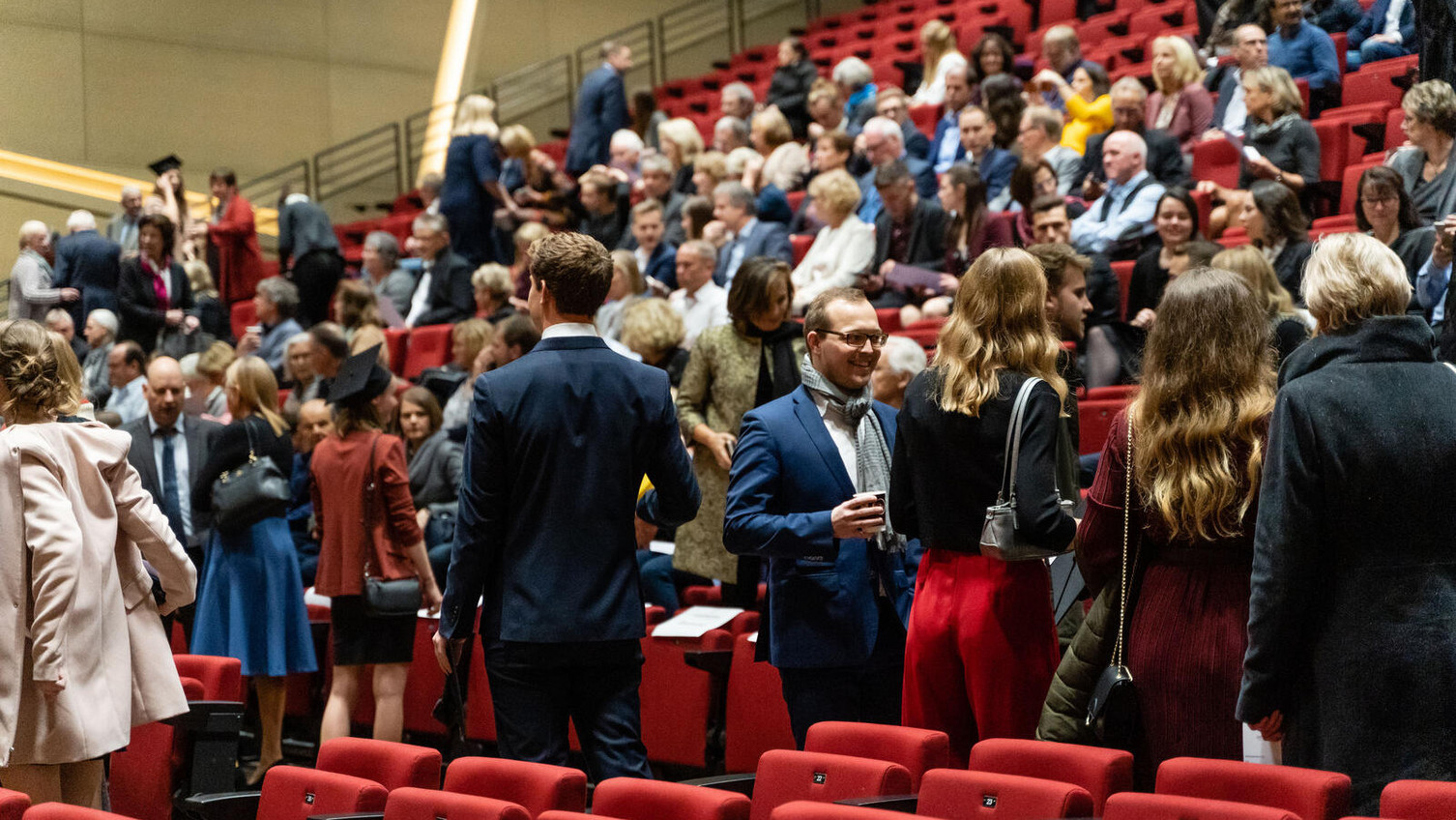 Chair in the Libeskind Auditorium