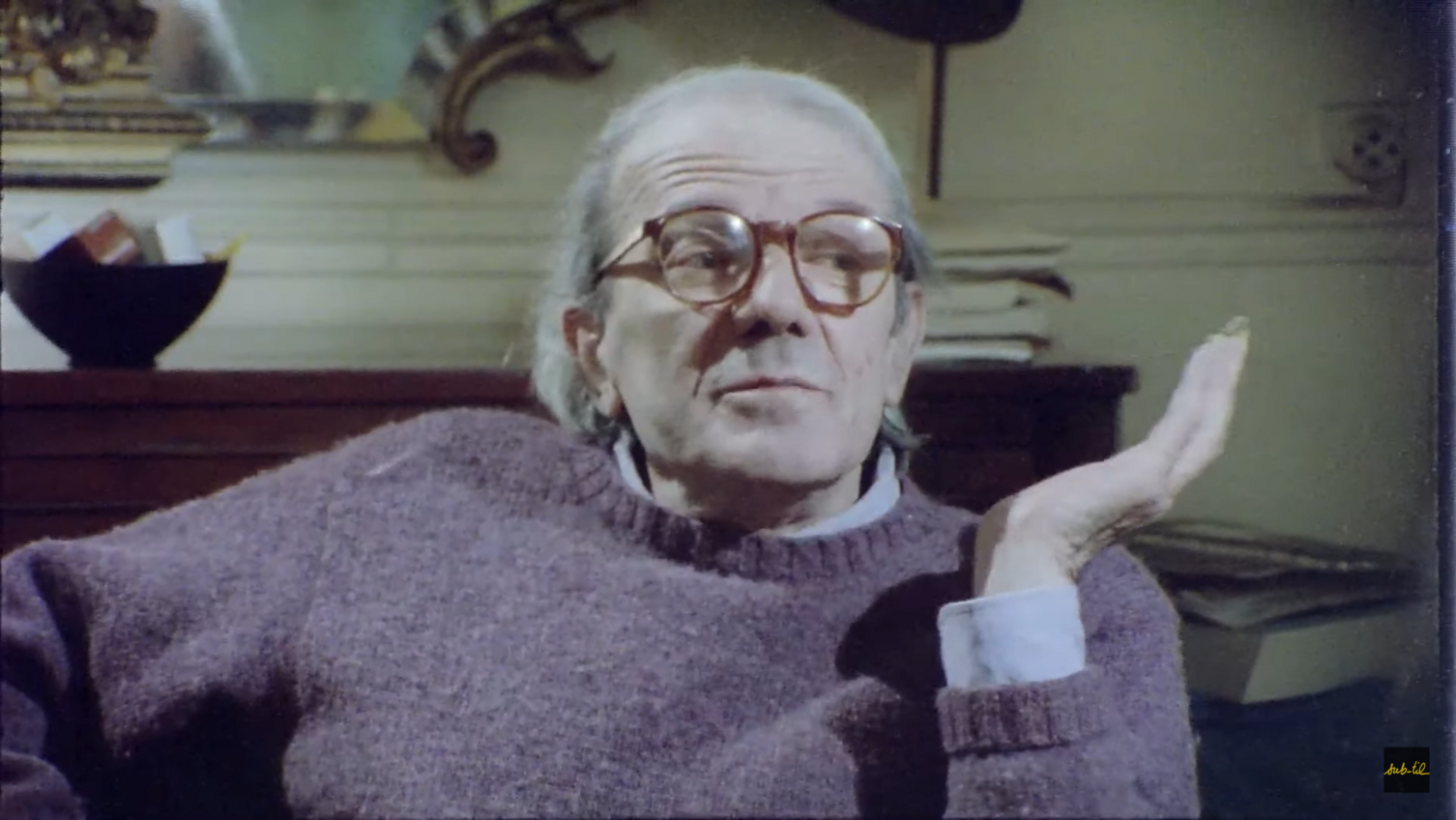 Gilles Deleuze in „L'Abécédaire de Gilles Deleuze”