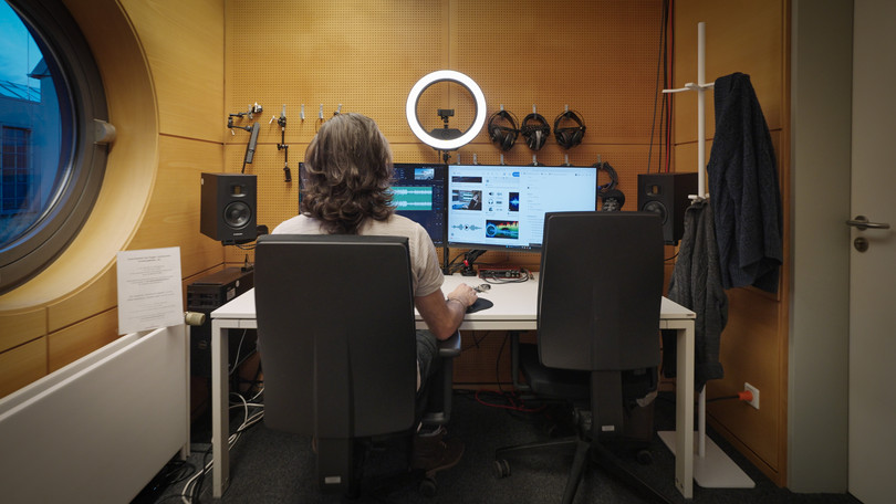 Bild-/Tonbearbeitung im Bib-Videostudio