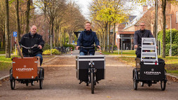 Drei Elektro-Lastenräder sorgen für klimafreundliche Dienstfahrten