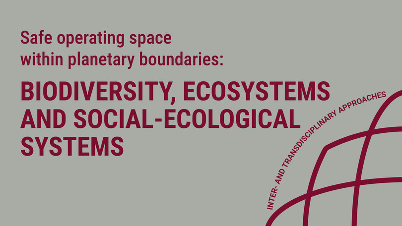 Biodiversity, Ecosystems and Social-Ecological Systems
