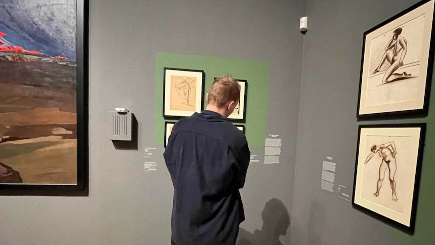 Student in the exhibition "Avantgarde in Georgien 1900-1936", Brussels