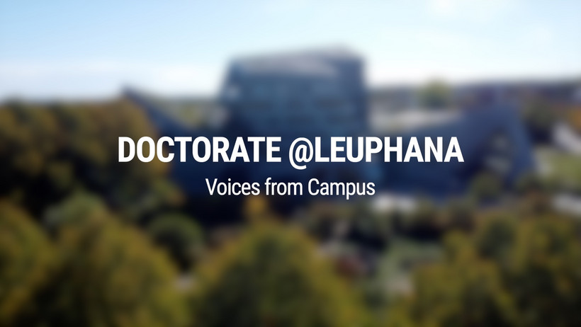 Video The Doctoral Experience at Leuphana