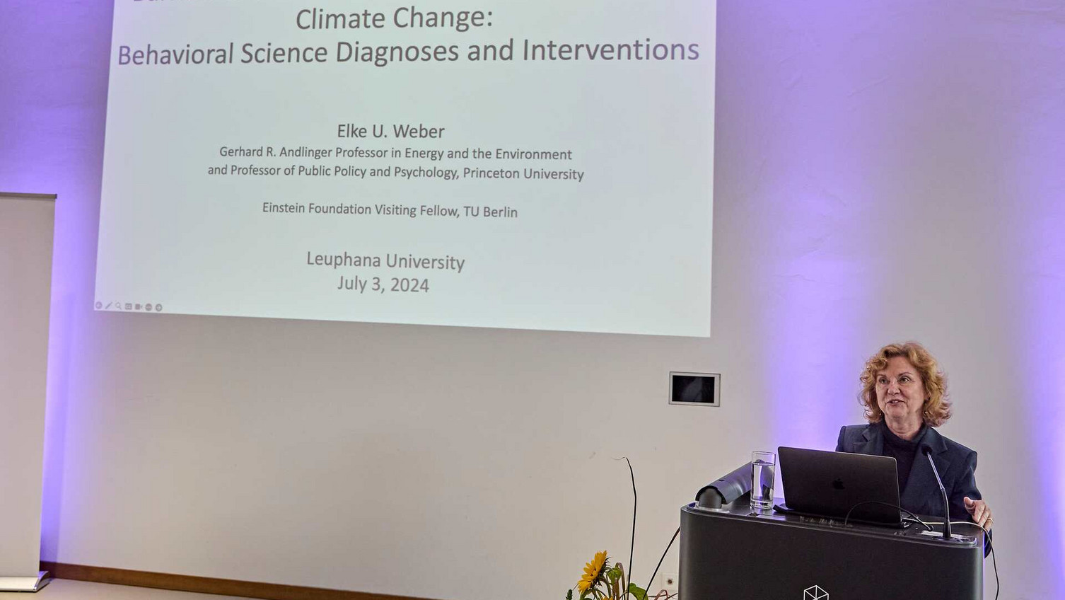 Lecture von Elke Weber