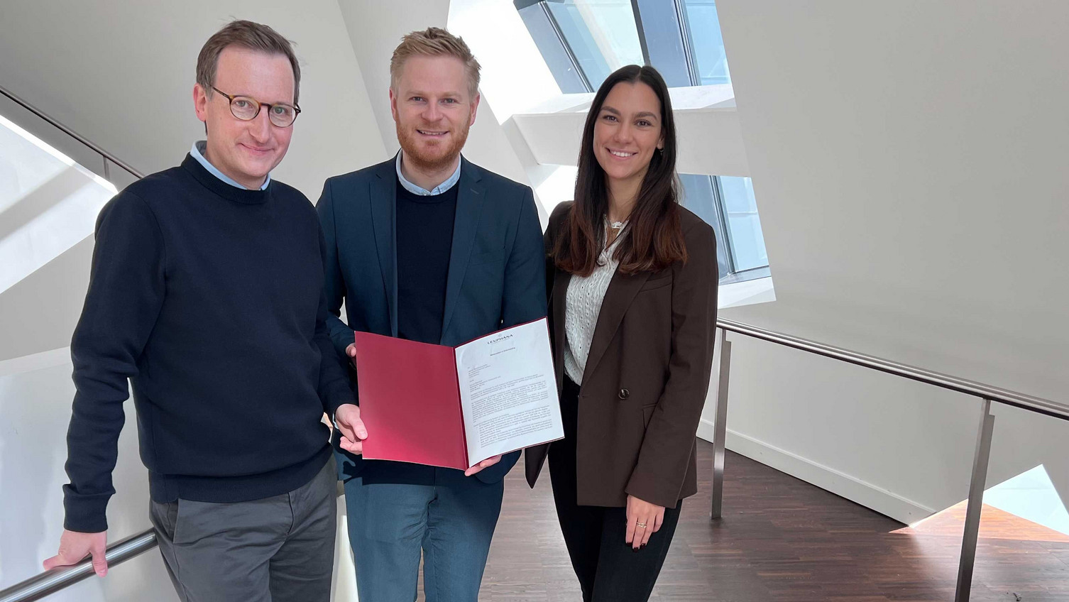 Representatives of GvW und Leuphana