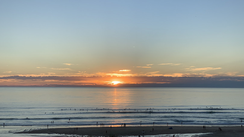 Wellenreiten am Atlantik