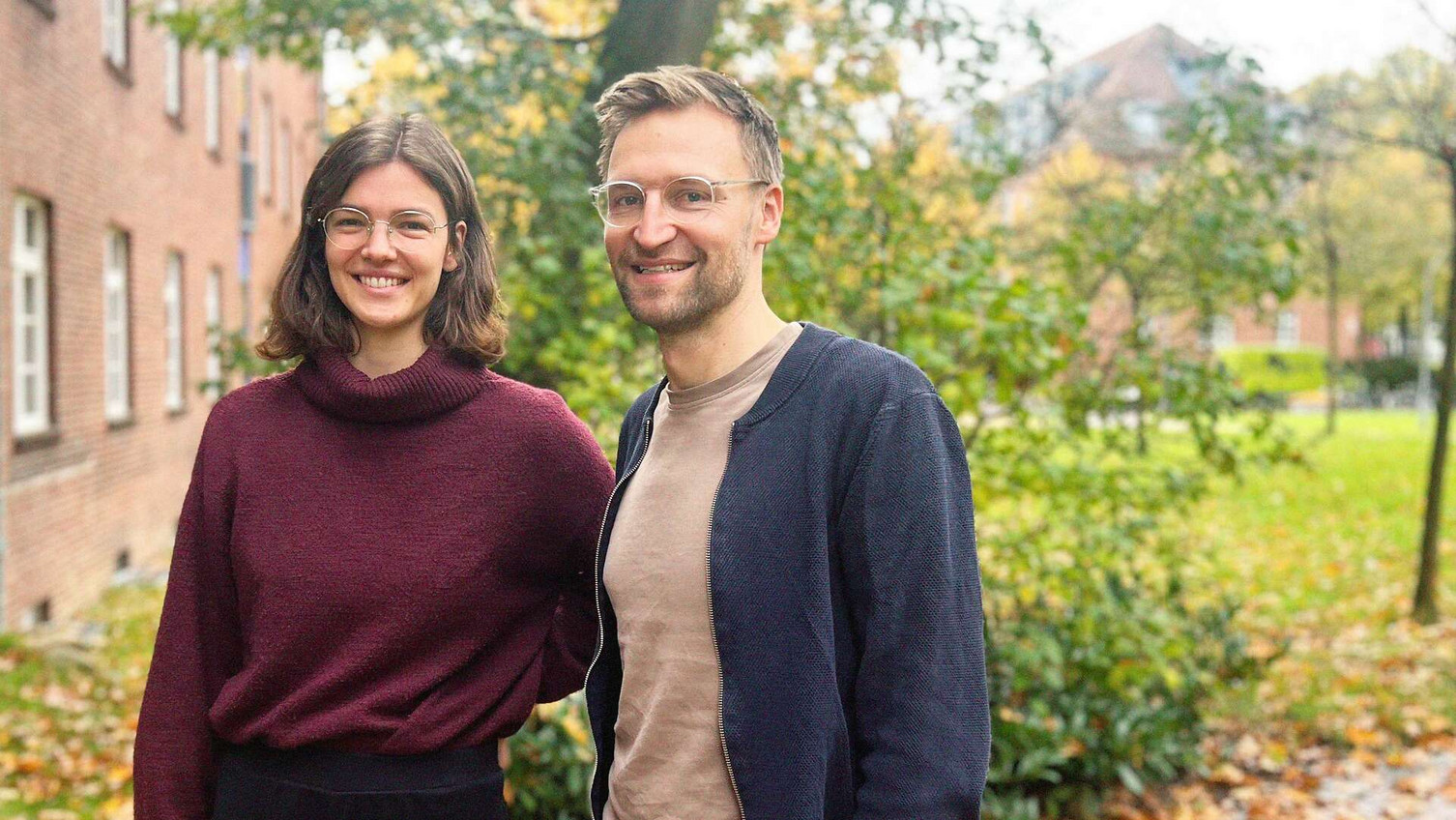 Stella Heitzhausen and Prof. Dr. Harald Hantke