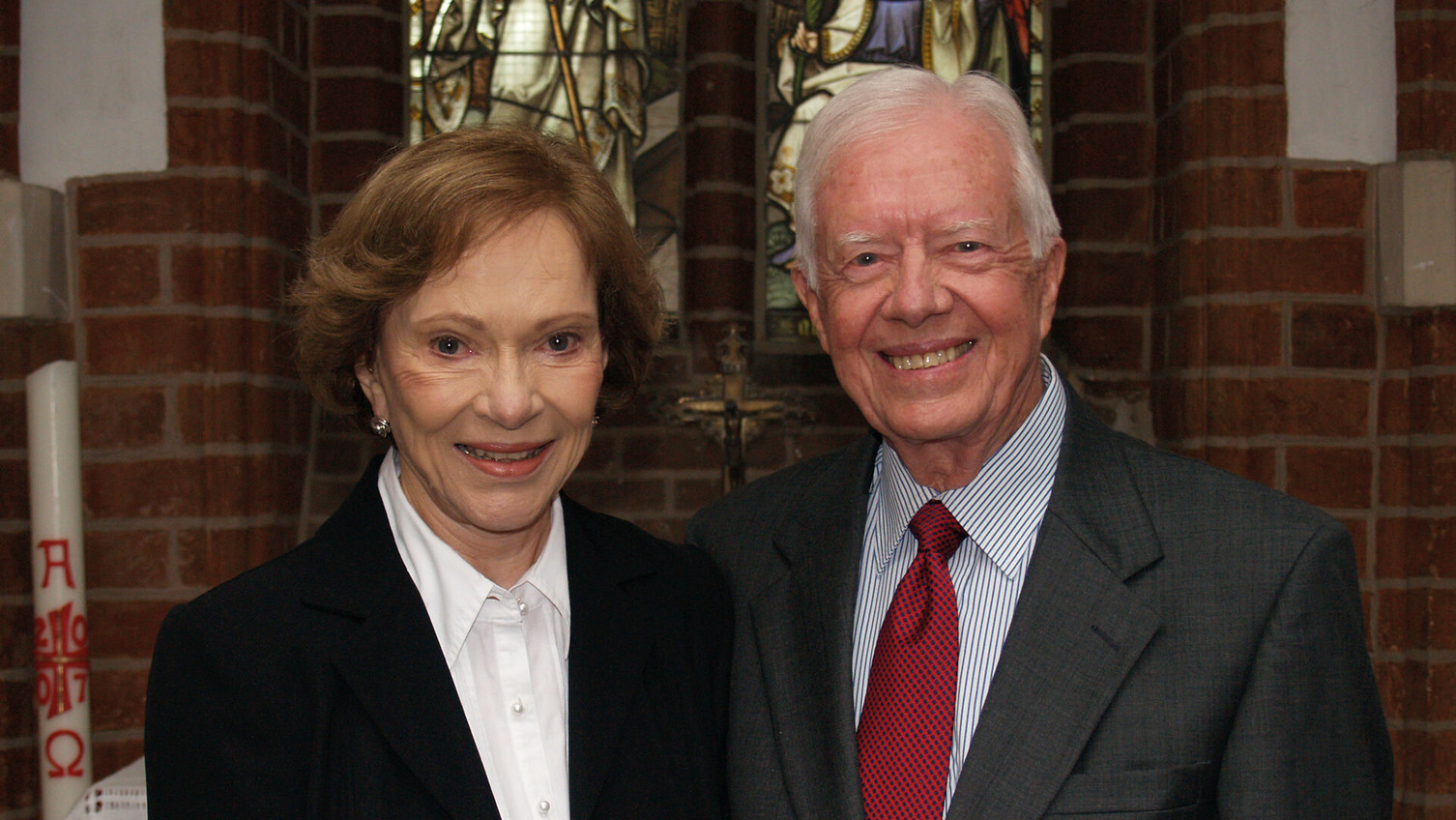 Rosalynn and Jimmy Carter at St Michael's Church in Lüneburg