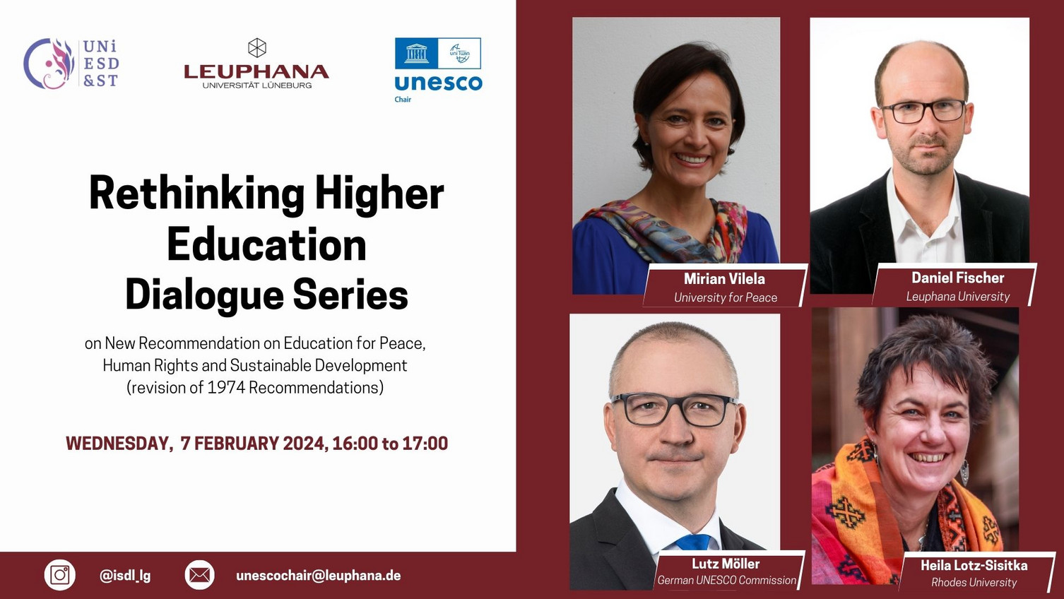 Rethinking Higher Education Webinar