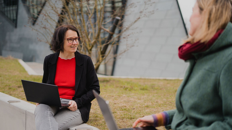 Leiterin Prof. Dr. Silke Ruwisch und Koordinatorin Cathleen Heil.