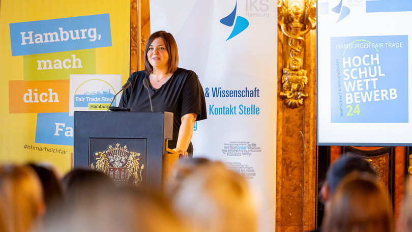 Schirmpatin Wissenschaftssenatorin Katharina Fegebank // Foto: Kati Jurischka