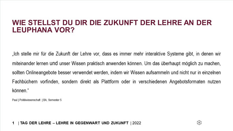 Paul, Politikwissenschaft, Tag der Lehre 2022