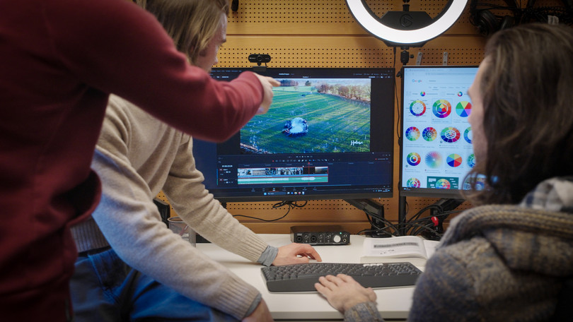 Postproduktion im Bib-Videostudio