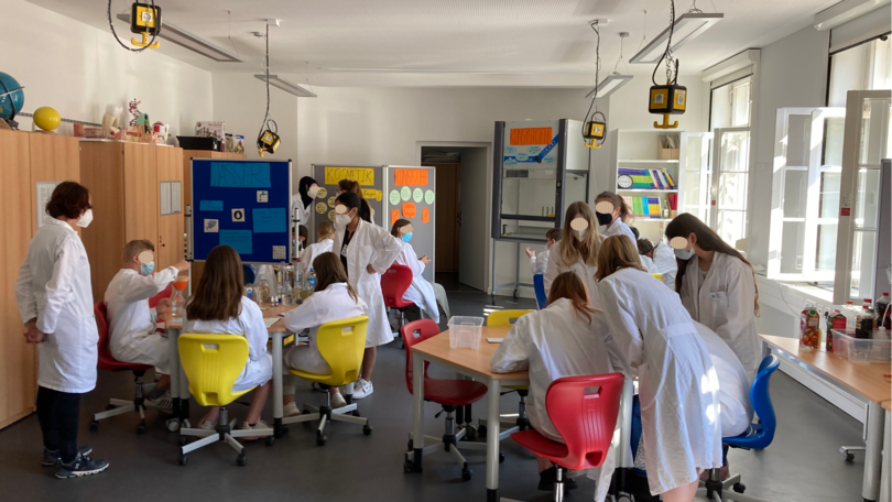 Schüler*innen zu Gast in der Leuphana Lernwerkstatt Lüneburg